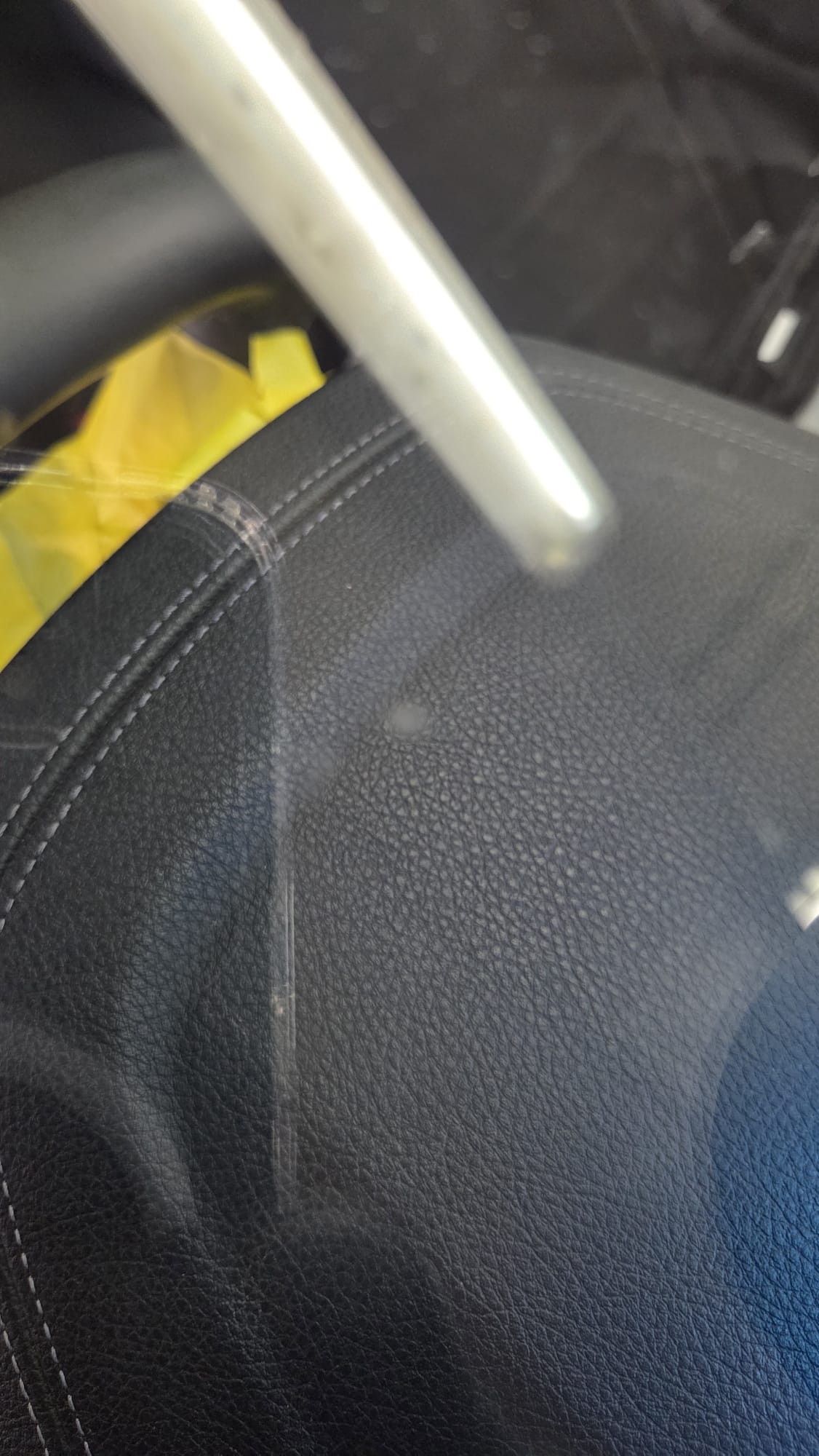Windshield after repair