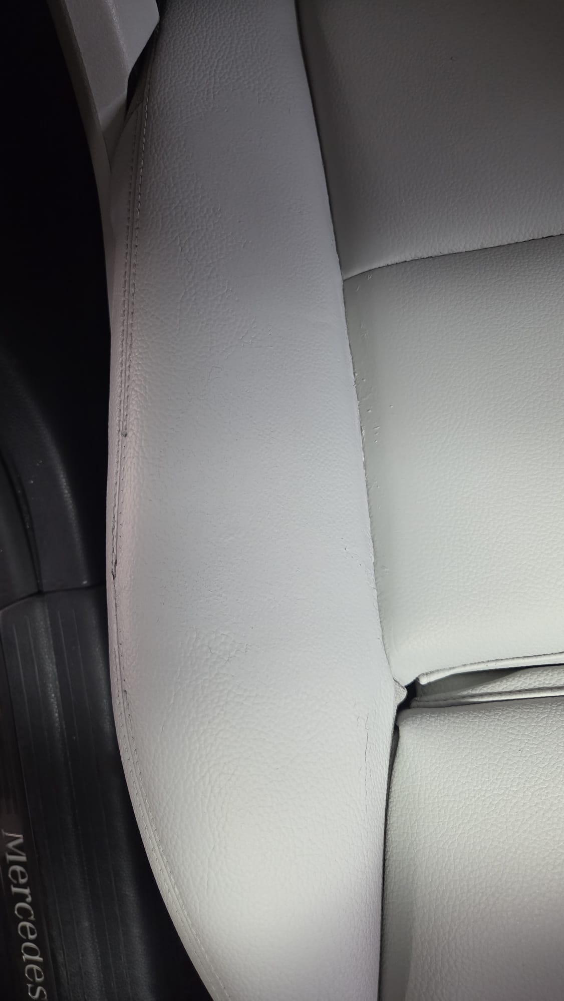Leather after restoration
