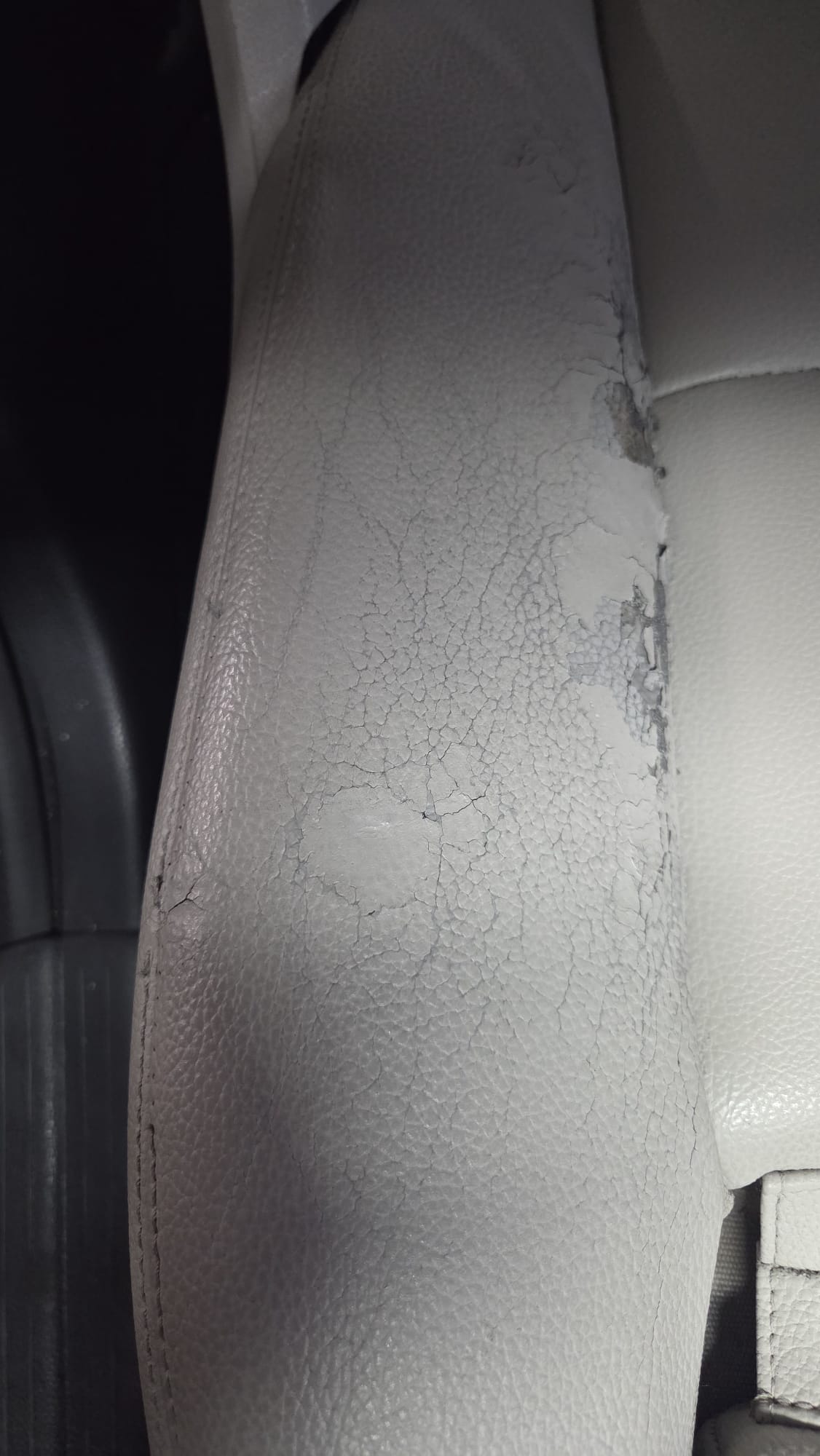 Leather before restoration