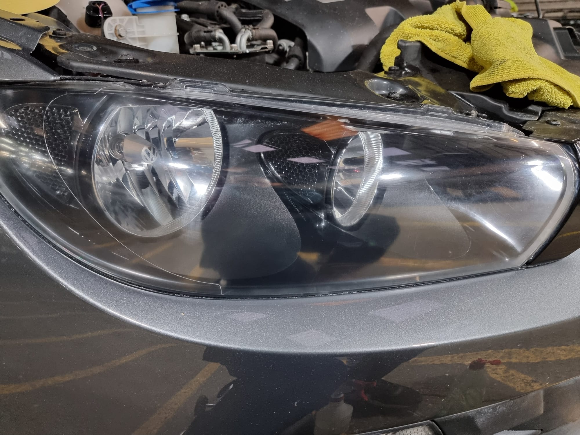 Plastic after restoration